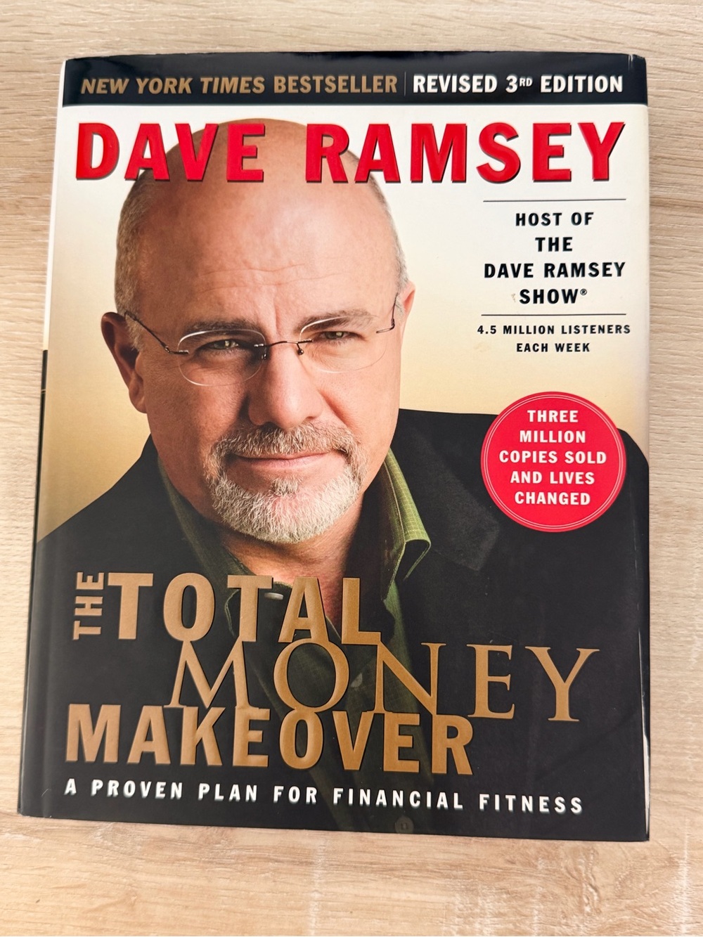Dave Ramsey The Total Money Makeover HARD COVER- Red & Gold Cover